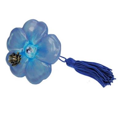 Flacon de Collection en forme de fleur bleue avec strass