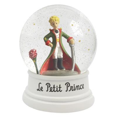Boule de Neige le Petit Prince avec la Rose